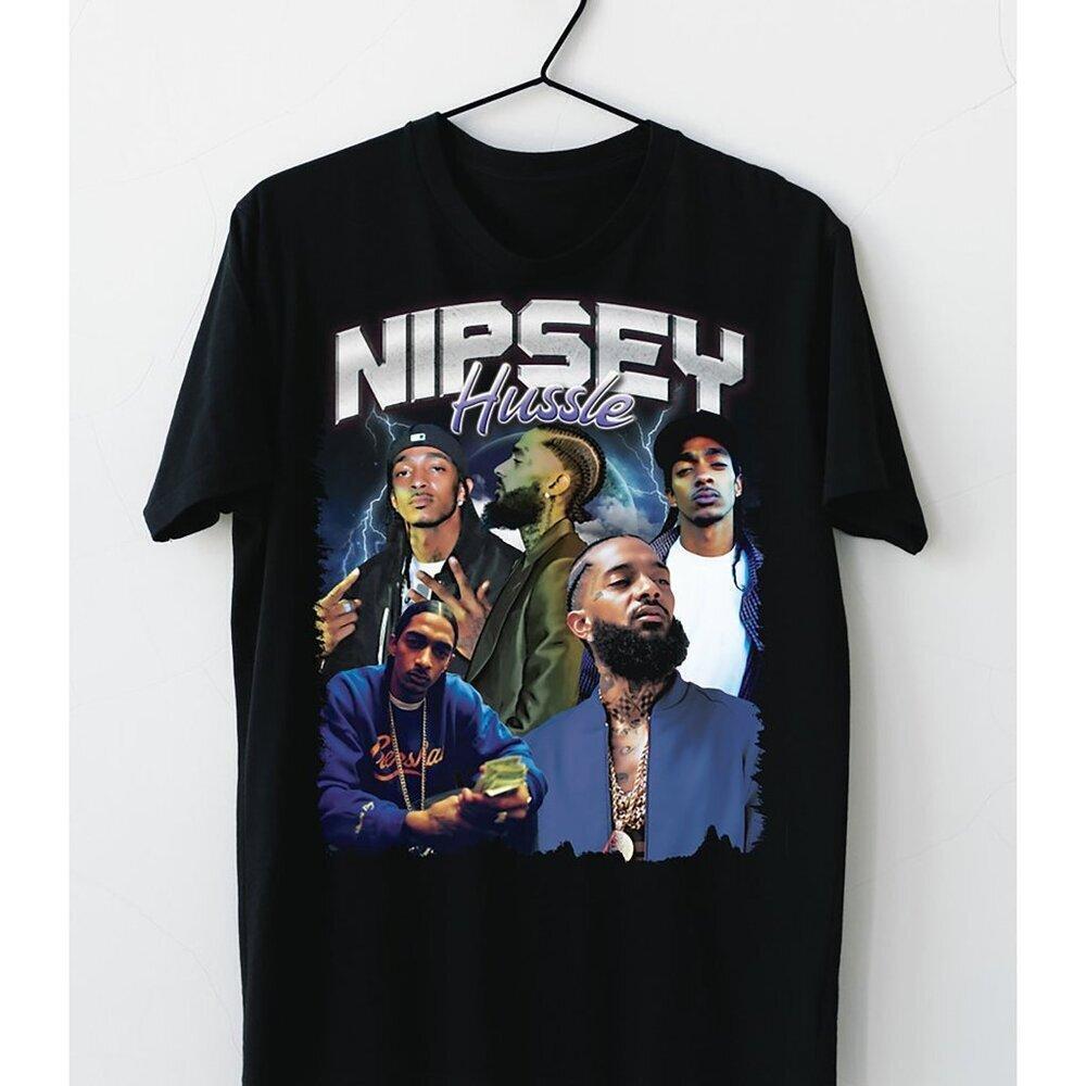 Nipsey Hussle Graphic Tee Rap Music Fan Gift Casual  Artist TShirt